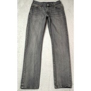 Levis 501 Jeans Womens Size 27 Faded Gray Button Fly Western Cowgirl Levi Jeans